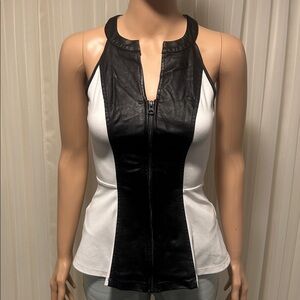 Guess Monochrome Zip-Front Bodysuit